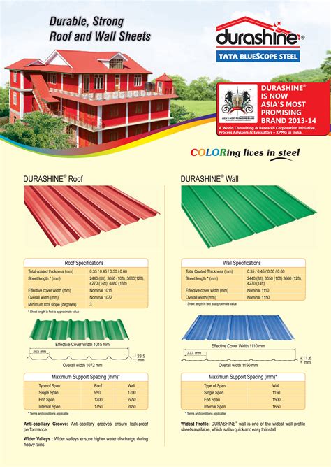 tata metal roofing sheet price|tata bluescope sheet weight chart.